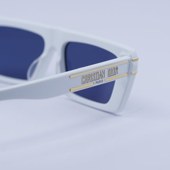 ?️ New Dior DIORSIGNATURE S2U 50B0 Sunglasses - White Frame, Blue Lenses main image 9